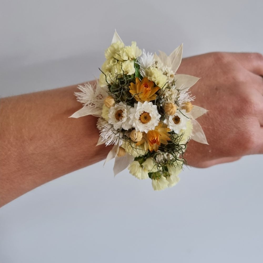 Dried Flower Wrist Corsage