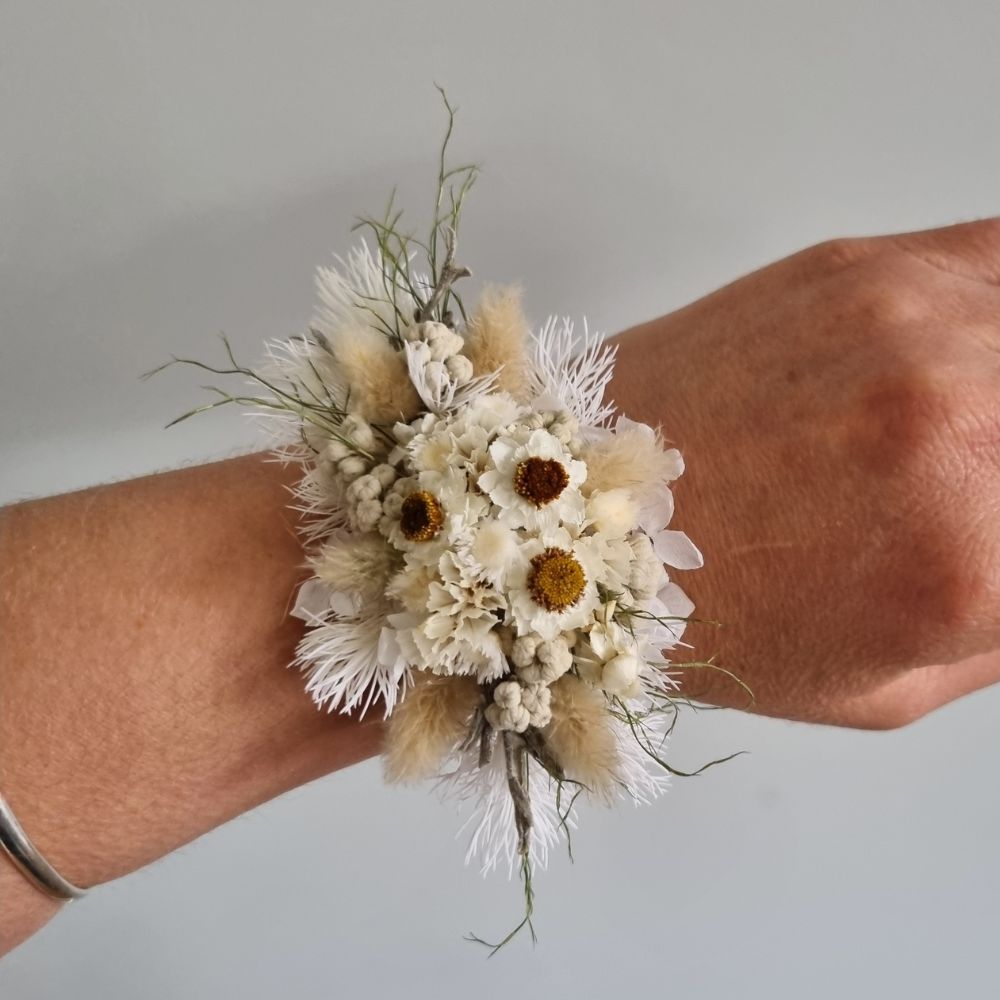 Dried Flower Wrist Corsage
