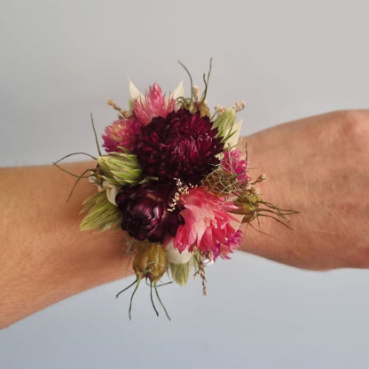 Dried Flower Wrist Corsage